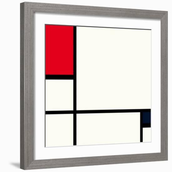 Composition, 1929-Piet Mondrian-Framed Premium Giclee Print