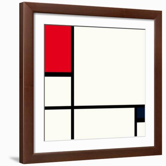 Composition, 1929-Piet Mondrian-Framed Premium Giclee Print