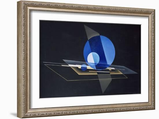 Composition, 1947 (Oil on Canvas)-Felix Del Marle-Framed Giclee Print