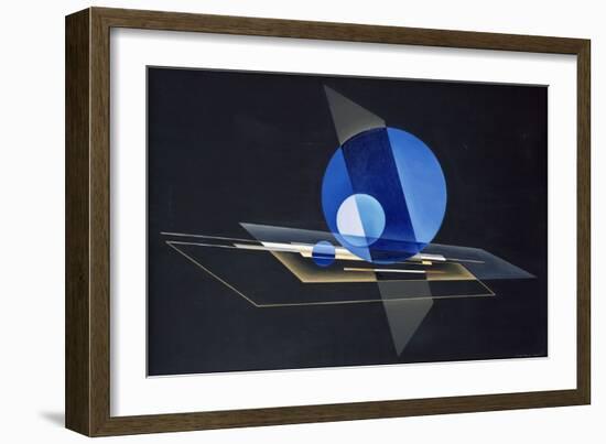 Composition, 1947 (Oil on Canvas)-Felix Del Marle-Framed Giclee Print