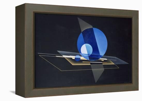 Composition, 1947 (Oil on Canvas)-Felix Del Marle-Framed Premier Image Canvas