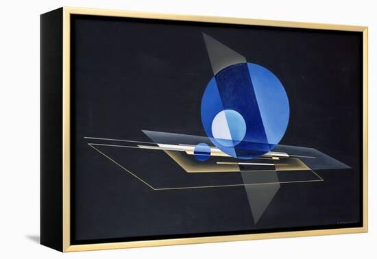 Composition, 1947 (Oil on Canvas)-Felix Del Marle-Framed Premier Image Canvas