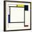 Composition 2, 1922-Piet Mondrian-Framed Premium Giclee Print