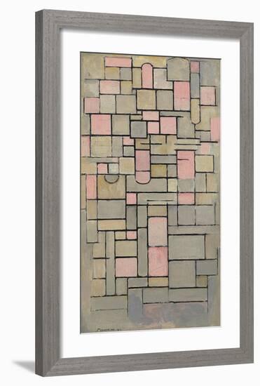 Composition 8, 1914-Piet Mondrian-Framed Premium Giclee Print