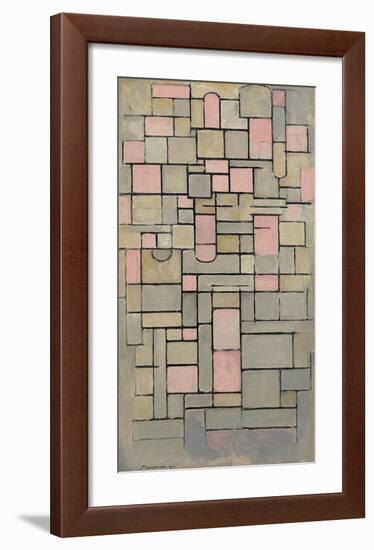 Composition 8, 1914-Piet Mondrian-Framed Premium Giclee Print