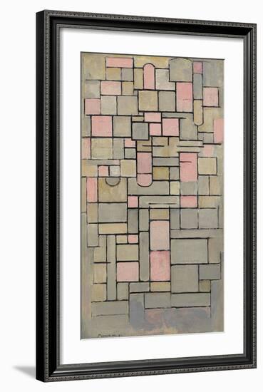 Composition 8, 1914-Piet Mondrian-Framed Premium Giclee Print