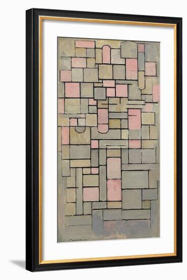 Composition 8, 1914-Piet Mondrian-Framed Premium Giclee Print