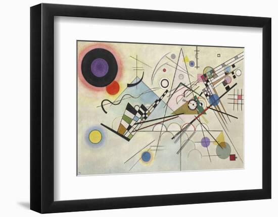 Composition 8, July 1923-Wassily Kandinsky-Framed Art Print