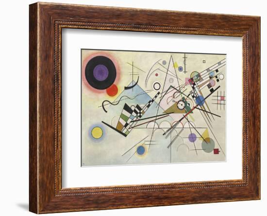 Composition 8, July 1923-Wassily Kandinsky-Framed Art Print