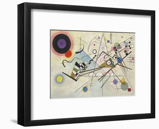 Composition 8, July 1923-Wassily Kandinsky-Framed Art Print