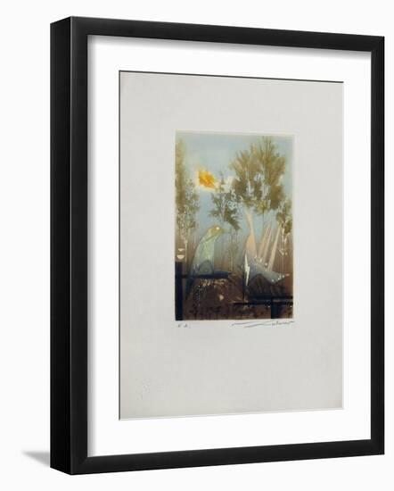 Composition A-null-Framed Collectable Print