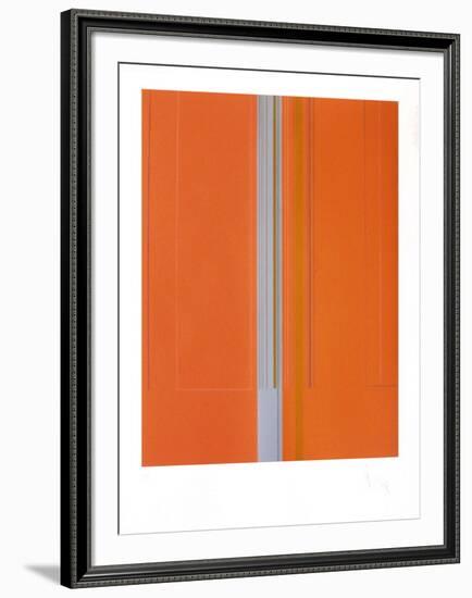 Composition Abstraite IX-Luc Peire-Framed Limited Edition