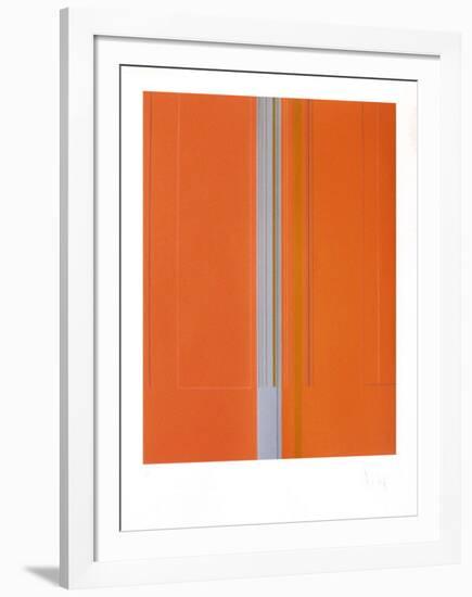 Composition Abstraite IX-Luc Peire-Framed Limited Edition
