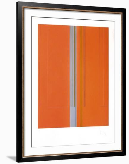 Composition Abstraite IX-Luc Peire-Framed Limited Edition