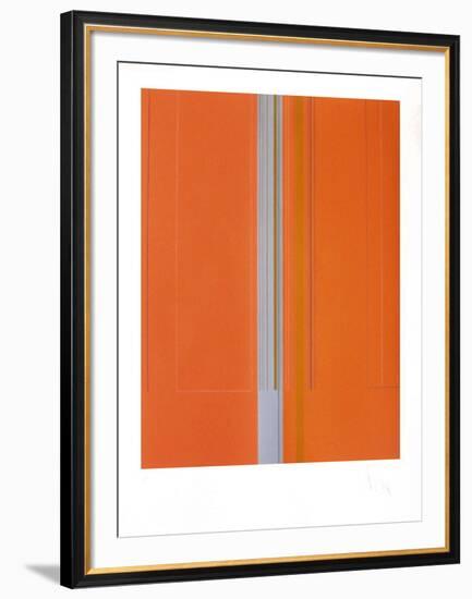 Composition Abstraite IX-Luc Peire-Framed Limited Edition