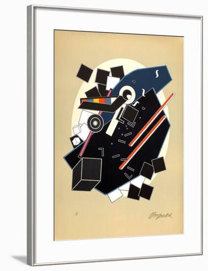 Composition au L-Alain Le Yaouanc-Framed Limited Edition