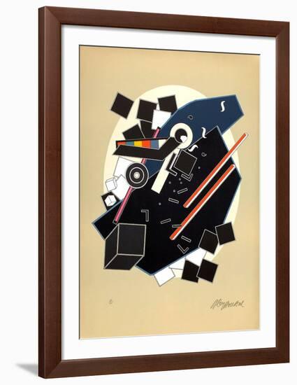 Composition au L-Alain Le Yaouanc-Framed Limited Edition