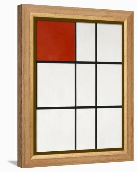 Composition B (No.II) with Red-Piet Mondrian-Framed Premier Image Canvas