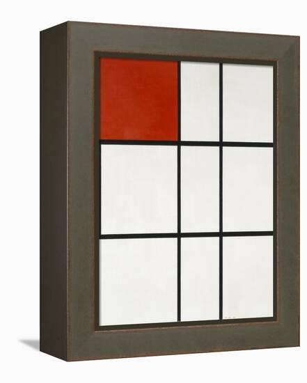 Composition B (No.II) with Red-Piet Mondrian-Framed Premier Image Canvas