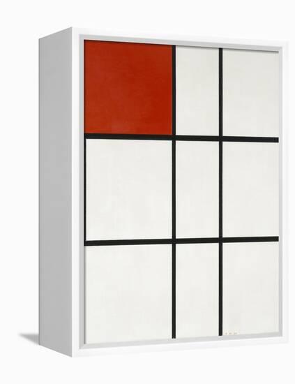 Composition B (No.II) with Red-Piet Mondrian-Framed Premier Image Canvas