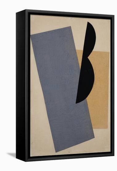 Composition (Blue-Yellow-Blac)-Lyubov Sergeyevna Popova-Framed Premier Image Canvas