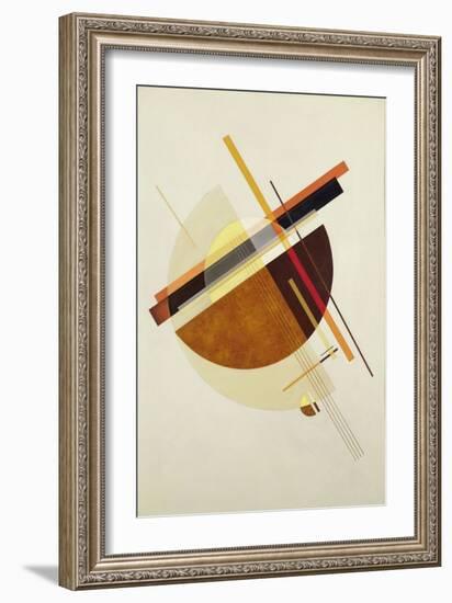 Composition, C.1947-48 (Oil on Canvas)-Felix Del Marle-Framed Giclee Print