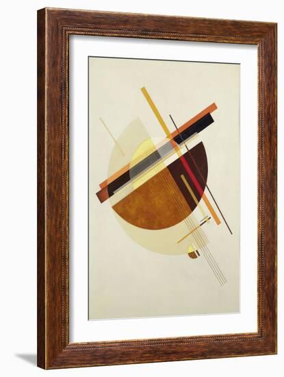 Composition, C.1947-48 (Oil on Canvas)-Felix Del Marle-Framed Giclee Print