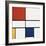 Composition C (no.III), with Red, Yellow and Blue, 1935-Piet Mondrian-Framed Art Print