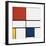 Composition C (no.III), with Red, Yellow and Blue, 1935-Piet Mondrian-Framed Art Print