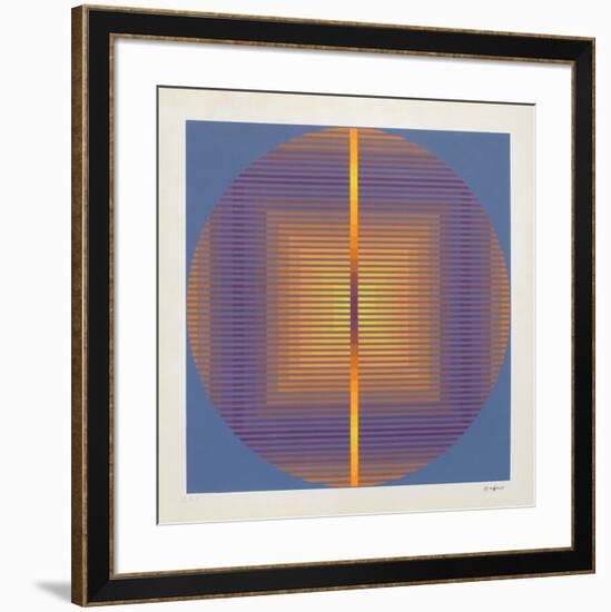 Composition cinétique VIII-Leopoldo Torres Agüero-Framed Serigraph