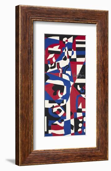 Composition Concrete (Study for Mural), 1957-1960-Stuart Davis-Framed Art Print