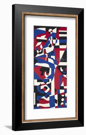 Composition Concrete (Study for Mural), 1957-1960-Stuart Davis-Framed Art Print