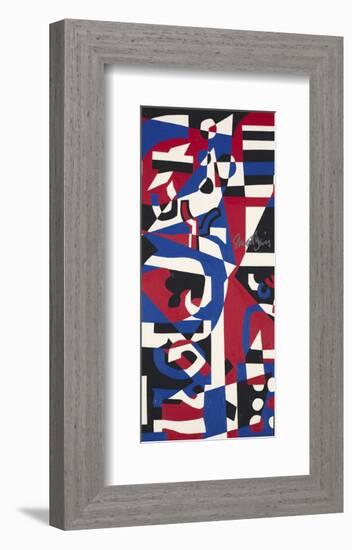 Composition Concrete (Study for Mural), 1957-1960-Stuart Davis-Framed Art Print