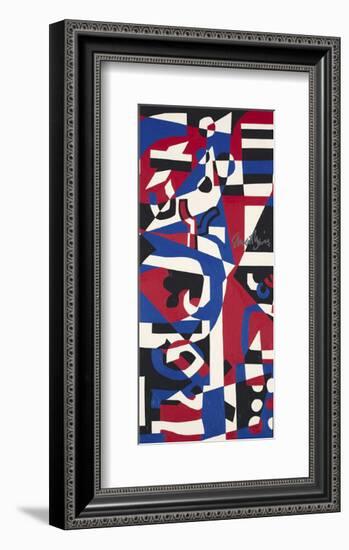 Composition Concrete (Study for Mural), 1957-1960-Stuart Davis-Framed Art Print