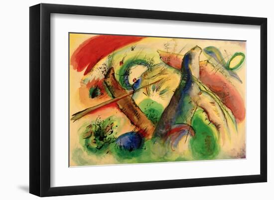 Composition E, 1916-Wassily Kandinsky-Framed Giclee Print