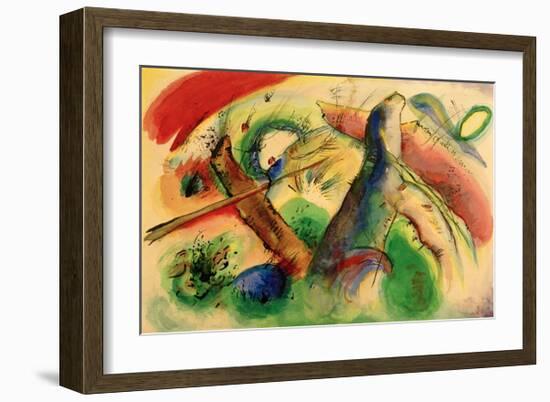 Composition E, 1916-Wassily Kandinsky-Framed Giclee Print