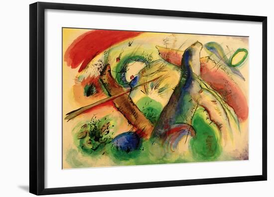 Composition E, 1916-Wassily Kandinsky-Framed Giclee Print