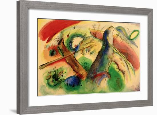 Composition E, 1916-Wassily Kandinsky-Framed Giclee Print