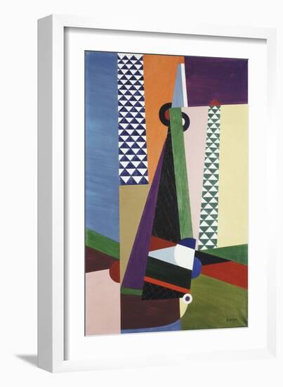 Composition Geometrique, 1922-Georges Valmier-Framed Giclee Print