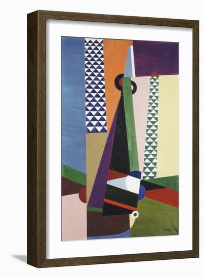 Composition Geometrique-Georges Valmier-Framed Giclee Print