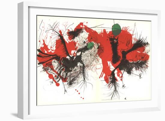 Composition I-177-Paul Rebeyrolle-Framed Premium Edition