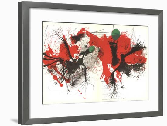 Composition I-177-Paul Rebeyrolle-Framed Premium Edition