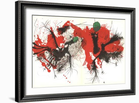 Composition I-177-Paul Rebeyrolle-Framed Premium Edition