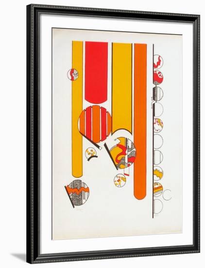 Composition I-Iaroslav Serpan-Framed Serigraph