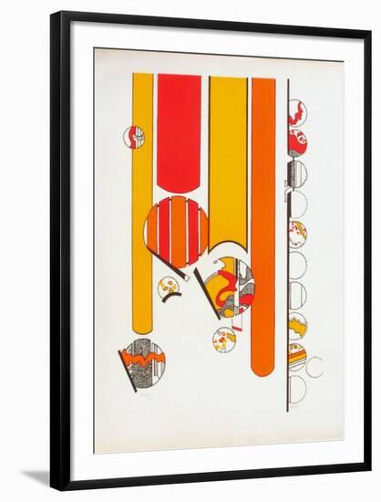 Composition I-Iaroslav Serpan-Framed Serigraph