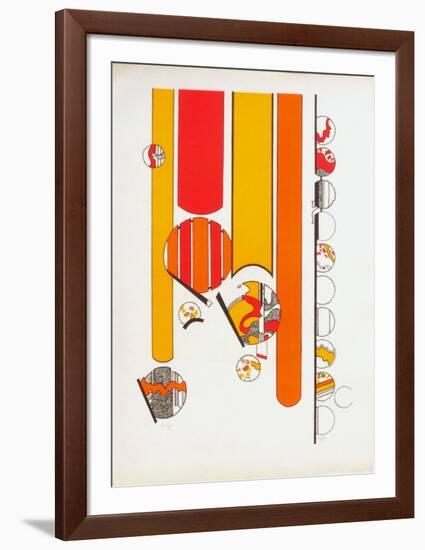 Composition I-Iaroslav Serpan-Framed Serigraph