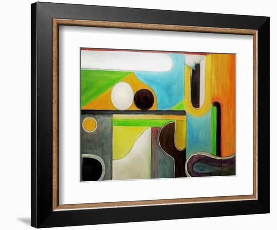 Composition I-Hyunah Kim-Framed Art Print