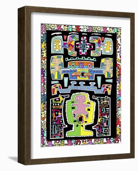 Composition I-Miguel Balbás-Framed Giclee Print