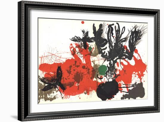 Composition II-177-Paul Rebeyrolle-Framed Premium Edition