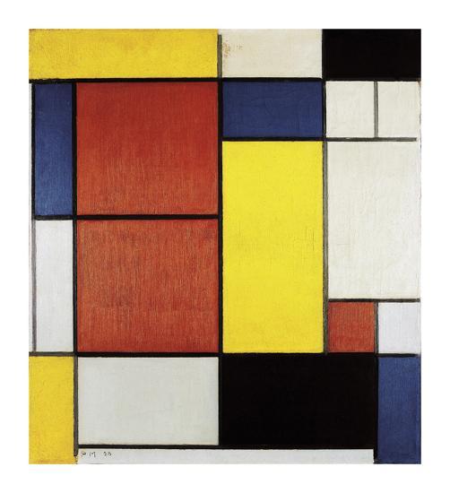 'Composition II, 1920' Premium Giclee Print - Piet Mondrian | Art.com